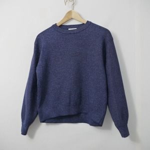 Zara Fancy Collection Blue Glitter Sweater Size S